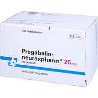 Pregabalin-neuraxpharm 25 mg, 100 st, neuraxpharm Arzneimittel GmbH