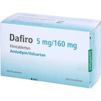 Dafiro 5mg/160mg Filmtabletten, 98 st, Eurimpharm Arzneimittel GmbH