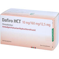 Dafiro HCT 10mg/160mg/12.5mg Filmtabletten, 98 st, Eurimpharm Arzneimittel GmbH