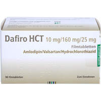 Dafiro HCT 10mg/160mg/25mg Filmtabletten, 98 st, Eurimpharm Arzneimittel GmbH