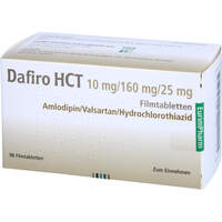 Dafiro HCT 10mg/160mg/25mg Filmtabletten, 98 st, Eurimpharm Arzneimittel GmbH
