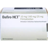 Dafiro HCT 10mg/160mg/25mg Filmtabletten, 98 st, Emra-Med Arzneimittel GmbH