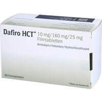 Dafiro HCT 10mg/160mg/25mg Filmtabletten, 98 st, Emra-Med Arzneimittel GmbH
