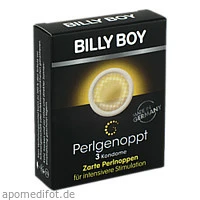 BILLY BOY Perlgenoppt 3er, 3 Stück, Mapa GmbH