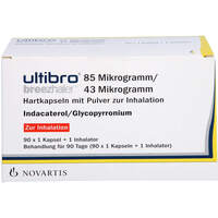 Ultibro Breezhaler 85 ug/43 ug Hartk.m.Plv.z.Inh., 90 st, CC Pharma GmbH