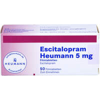 Escitalopram Heumann 5 mg Filmtabletten, 50 Stk., Heumann Pharma GmbH & Co. Generica KG