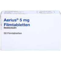 Aerius 5mg Filmtabletten, 50 st, 2care4 Aps