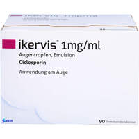 IKERVIS 1mg/ml Augentropfen Emulsion, 90x0,3 ml, Santen GmbH