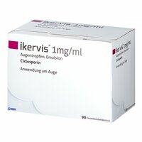 IKERVIS 1mg/ml Augentropfen Emulsion, 90x0,3 ml, Santen GmbH