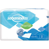 Sabanindas normal 40 x 60 cm Bettschutzeinlage, 8x30 Stk., Attends GmbH
