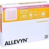 ALLEVYN Gentle Border Lite 10x10cm Schaumverband, 10 Stück, B2b Medical GmbH