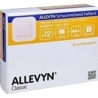 ALLEVYN Schaumverband 7x8 cm haftend, 12 Stück, B2b Medical GmbH