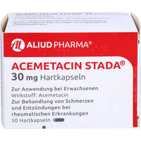 Acemetacin STADA 30 mg Hartkapseln ALIUD, 50 st, Aliud Pharma GmbH