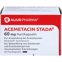 Acemetacin STADA 60 mg Hartkapseln ALIUD, 50 st, Aliud Pharma GmbH