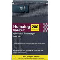 Humalog 200 Einheiten/ml KwikPen Injektionslösung, 10x3 ml, kohlpharma GmbH