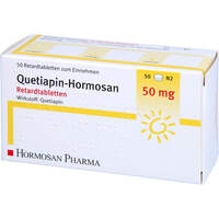 Quetiapin-Hormosan 50mg Retardtabletten, 50 Stk., Hormosan Pharma GmbH