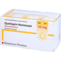 Quetiapin-Hormosan 50mg Retardtabletten, 100 st, Hormosan Pharma GmbH