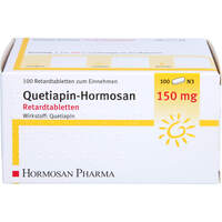 Quetiapin-Hormosan 150mg Retardtabletten, 100 Stk., Hormosan Pharma GmbH