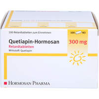 Quetiapin-Hormosan 300mg Retardtabletten, 100 Stk., Hormosan Pharma GmbH