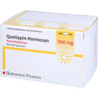 Quetiapin-Hormosan 300mg Retardtabletten, 100 Stk., Hormosan Pharma GmbH