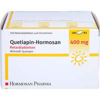 Quetiapin-Hormosan 400mg Retardtabletten, 100 Stk., Hormosan Pharma GmbH
