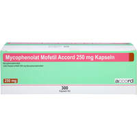 Mycophenolat Mofetil Accord 250mg Kapseln, 300 st, Accord Healthcare GmbH