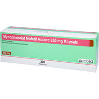 Mycophenolat Mofetil Accord 250mg Kapseln, 300 st, Accord Healthcare GmbH