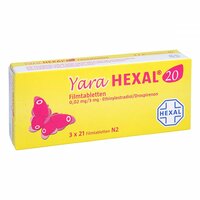 Yara HEXAL 20 Filmtabletten 0.02 mg/3 mg, 3x21 Stk., HEXAL AG