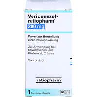 Voriconazol-ratiopharm 200mg Pul.z.H.e.Inf-lsg., 1 st, ratiopharm GmbH