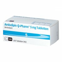 Amlodipin Q-Pharm 5 mg Tabletten, 100 st, JUTA Pharma GmbH