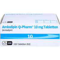 Amlodipin Q-Pharm 10 mg Tabletten, 100 st, JUTA Pharma GmbH