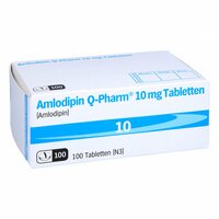 Amlodipin Q-Pharm 10 mg Tabletten, 100 st, JUTA Pharma GmbH