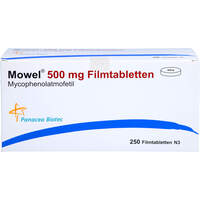 Mowel 500 mg Filmtabletten, 250 st, Panacea Biotec Germany GmbH