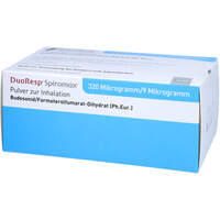 DUORESP Spiromax 320ug/9ug/Dosis 3x60ED Inh.-P., 3 st, Pharma Gerke Arzneimittelvertriebs GmbH
