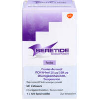 Seretide forte 25 ug/250 ug 120 HUB Dosieraerosol, 1 st, kohlpharma GmbH
