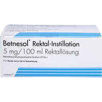 Betnesol Rektal-Instillation 100 ml Beutel, 7 st, kohlpharma GmbH