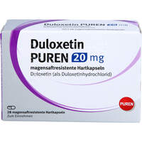 Duloxetin PUREN 20 mg magensaftresis. Hartkapseln, 28 Stk., PUREN Pharma GmbH & Co. KG
