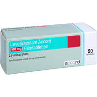 Levetiracetam Accord 500mg Filmtabletten, 50 Stk., Accord Healthcare GmbH