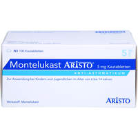 Montelukast Aristo 5 mg Kautabletten, 100 st, Aristo Pharma GmbH