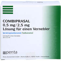 Combiprasal 0.5 mg/2.5mg Lösung f. einen Vernebler, 20x2.5 ml, Penta Arzneimittel GmbH
