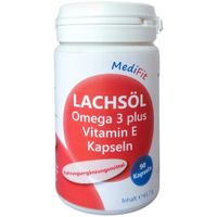 Lachs&ouml;l Omega-3 + Vitamin E Kapseln MediFit, 90 Stk., Apofit Arzneimittelvertrieb GmbH