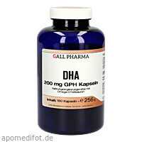 DHA 200 mg GPH Kapseln, 180 st, Hecht-Pharma GmbH