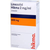 Linezolid Hikma 2mg/ml Infusionslösung 600mg/300ml, 1 st, Hikma Pharma GmbH