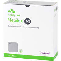 MEPILEX Ag Schaumverband 10x10 cm steril, 10 st, Tora Pharma GmbH