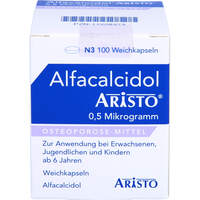 Alfacalcidol Aristo 0.5 Mikrogramm Weichkapseln, 100 st, Aristo Pharma GmbH