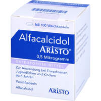 Alfacalcidol Aristo 0.5 Mikrogramm Weichkapseln, 100 st, Aristo Pharma GmbH