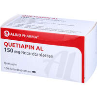 Quetiapin AL 150 mg Retardtabletten, 100 st, Aliud Pharma GmbH