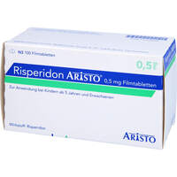 Risperidon Aristo 0.5mg Filmtabletten, 100 st, Aristo Pharma GmbH