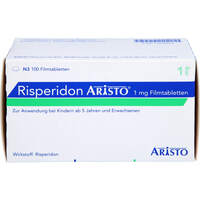 Risperidon Aristo 1mg Filmtabletten, 100 st, Aristo Pharma GmbH