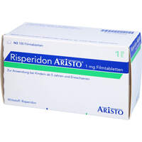 Risperidon Aristo 1mg Filmtabletten, 100 st, Aristo Pharma GmbH